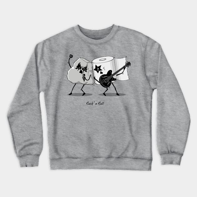 Rock n' Roll Crewneck Sweatshirt by BOEC Gear